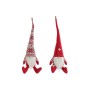 Décorations de Noël DKD Home Decor Blanc Rouge Gnome 10 x 10 x 40 cm (2 Unités)