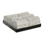Boîte à bijoux DKD Home Decor Blanc Doré Aluminium Bois de manguier 7,5 x 5,3 x 5,3 cm (6 Unités)
