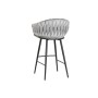 Stool Home ESPRIT Black Grey Metal 58 x 53 x 101 cm