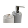 Soap Dispenser DKD Home Decor Beige Grey Cream polystyrene 8 x 8 x 18 cm (2 Units)