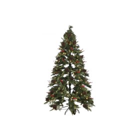 Christmas Tree Home ESPRIT Red Green PVC 120 x 120 x 210 cm
