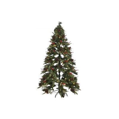 Sapin de Noël Home ESPRIT Rouge Vert PVC 120 x 120 x 210 cm