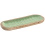 Snack tray Home ESPRIT Green Natural Modern