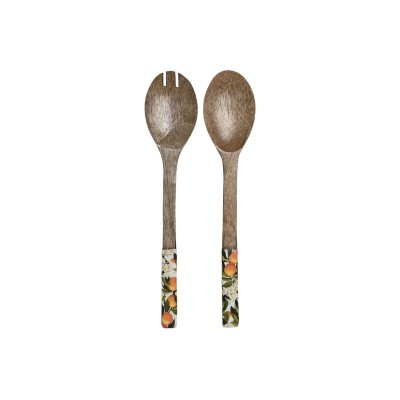 Ustensiles de cuisine Home ESPRIT Bois de manguier 34 X 9 X 2,2 CM