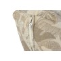 Cushion DKD Home Decor Floor Grey Light brown Aluminium Leaf of a plant 120 x 80 x 16 cm