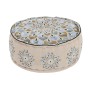Pouf DKD Home Decor Bleu Beige