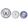 Dinnerware Set DKD Home Decor Porcelain Red Blue White 27 x 27 x 3 cm 18 Pieces