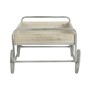Table d'appoint DKD Home Decor Gris Naturel Métal Sapin Bois d'épicéa 110 x 67 x 46 cm