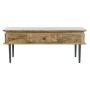 Centre Table DKD Home Decor 116 x 60 x 46 cm Metal Aluminium Mango wood