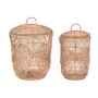 Basket set DKD Home Decor Natural Light brown (2 Pieces)