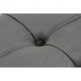 Banquette DKD Home Decor Gris Doré Métal 120 x 40 x 45 cm