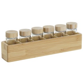 Arbre à épices en bambou DKD Home Decor 32,5 x 6,5 x 6,5 cm