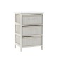 Caisson à Tiroirs DKD Home Decor Blanc Bambou Bois de paulownia 42 x 32 x 63 cm