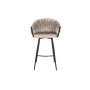 Stool DKD Home Decor Black Beige Metal 61 x 52 x 101 cm