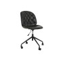 Chair DKD Home Decor Black Dark grey 47,5 x 57,5 x 83 cm