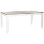 Table de Salle à Manger DKD Home Decor Blanc Marron Bois d'acacia Bois de manguier 200 x 100 x 80 cm