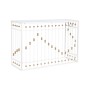 Hall Home ESPRIT White Golden 120 x 40 x 80 cm