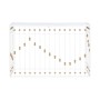 Hall Home ESPRIT White Golden 120 x 40 x 80 cm