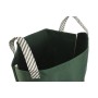 Garden waste bag Home ESPRIT White Green Cotton 40 x 40 x 60 cm