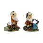 Nains de jardin Home ESPRIT Multicouleur 11,5 x 11 x 15,2 cm (2 Unités)
