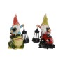 Garden gnomes Home ESPRIT Red Green Multicolour 20 x 17,8 x 32 cm (2 Units)