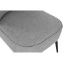Fauteuil DKD Home Decor Gris Métal 55 x 64 x 72,5 cm