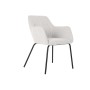 Chaise DKD Home Decor Beige Polyester Métal 59,5 x 60,5 x 78 cm