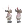 Christmas bauble DKD Home Decor Multicolour Reindeer 16,5 x 11,4 x 40,6 cm (2 Units)