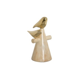 Decorative Figure Home ESPRIT Golden Ivory Birds Romantic 16,5 x 14 x 27 cm