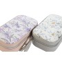 Boîte à bijoux DKD Home Decor Blanc Gris Lila Rose clair Polyuréthane Miroir 18,5 x 10 x 5 cm (2 Unités)