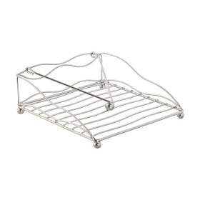 Porte-serviettes Home ESPRIT Argenté Métal 19 x 19 x 7 cm