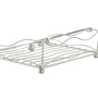 Napkin holder Home ESPRIT Silver Metal 19 x 19 x 7 cm