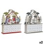 Calendrier de l’Avent DKD Home Decor Bois 34 x 8,5 x 36,5 cm (2 Unités)