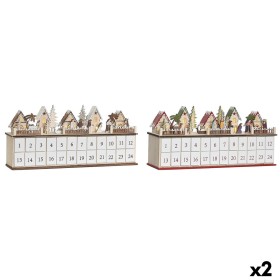 Advent Calendar DKD Home Decor Wood 45 x 11 x 23 cm (2 Units)
