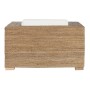 Garden sofa Home ESPRIT White Natural 117 x 92 x 65 cm