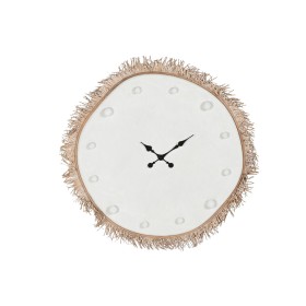 Horloge Murale Home ESPRIT Blanc Fibre Bois MDF Scandi 85 X 7 X 85 CM