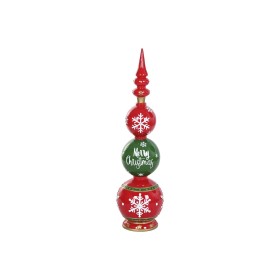 Christmas bauble Home ESPRIT Red Green