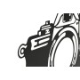 Wall Decoration Home ESPRIT Black Camera Vintage 45 x 1 x 30 cm (2 Units)