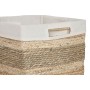 Set de basket Home ESPRIT Naturel Herbier marin Tropical 40 x 33 x 28 cm 3 Pièces