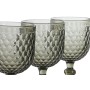 Set of cups Home ESPRIT Grey Crystal 325 ml (6 Units)