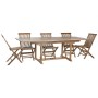 Table set with chairs Home ESPRIT 180 x 100 x 75 cm