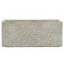 Jardinière Home ESPRIT Beige Fibre de Verre Magnésium 74,5 x 37,5 x 37,5 cm