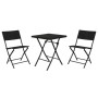 Garden furniture Home ESPRIT Black 58 x 58 x 71,5 cm