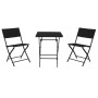 Garden furniture Home ESPRIT Black 58 x 58 x 71,5 cm