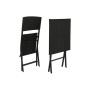 Garden furniture Home ESPRIT Black 58 x 58 x 71,5 cm