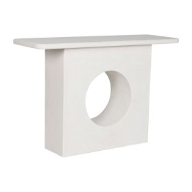 Console Home ESPRIT Jaune Blanc Sapin Bois MDF 120 x 40 x 80 cm