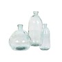 Vase Home ESPRIT Transparent Cristal recyclé 34 x 34 x 73 cm