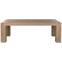 Dining Table Home ESPRIT Natural Elm wood 220 x 100 x 76 cm