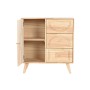 Buffet Home ESPRIT Naturel Métal Rotin Bois d'hévéa 73,5 x 35 x 78 cm