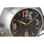 Horloge Murale Home ESPRIT Doré Argenté Métal Avion Vintage 114 x 11 x 40 cm